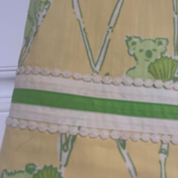 Koala Yellow Lilly Pulitzer Skirt with Pockets - Picture 2 of 4